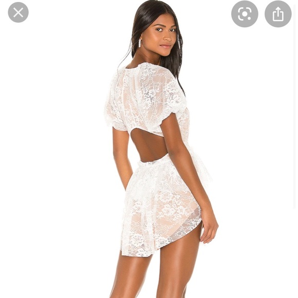 For Love and Lemons Verbana Lace Whote Dress NWT - Picture 5 of 6